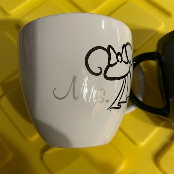 Disney Parks black and white Mr. & Mrs. Mugs - Picture 2 of 9